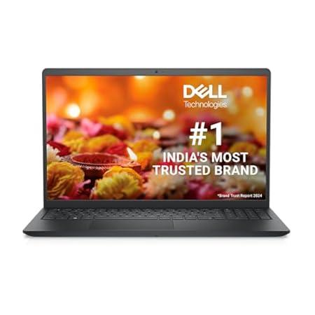 Dell 15 Thin & Light Laptop, AMD Ryzen R5-7520U Processor/ 8GB LPDDR5/ 512GB/ 15.6" (39.62cm) FHD 120Hz 250 nits Display/Windows 11 + MSO'21/15 Month McAfee Antivirus/Black Color/ 1.63kg